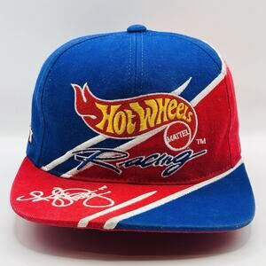 Vtg 90s NASCAR SnapBack Hat Hot Wheels Mattel Racing 44 Kyle Petty Splash 1999